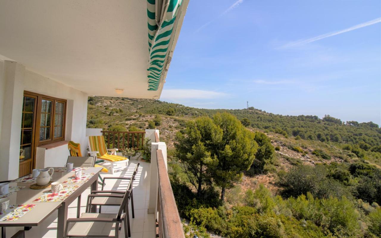 Terraza Con Vistas Espectaculares - Haciendas Albert Villas Alcossebre Kültér fotó